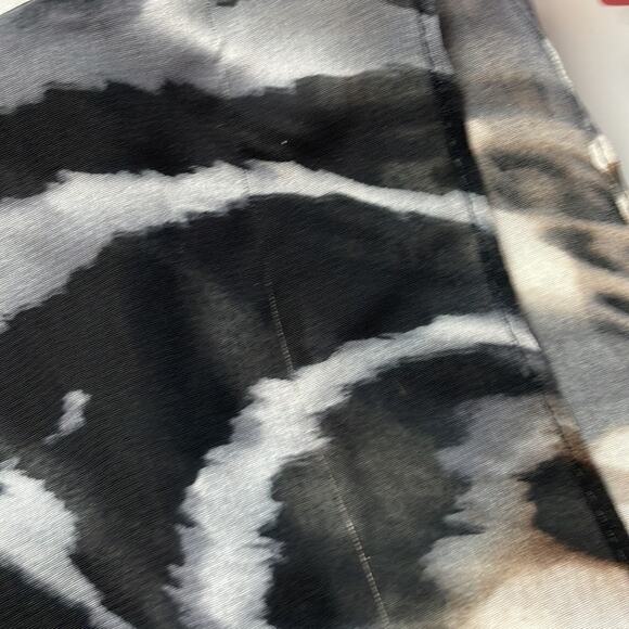 Chico's Brown Black Off White Animal Print  Sheer Kimono S/M - Picture 11 of 11